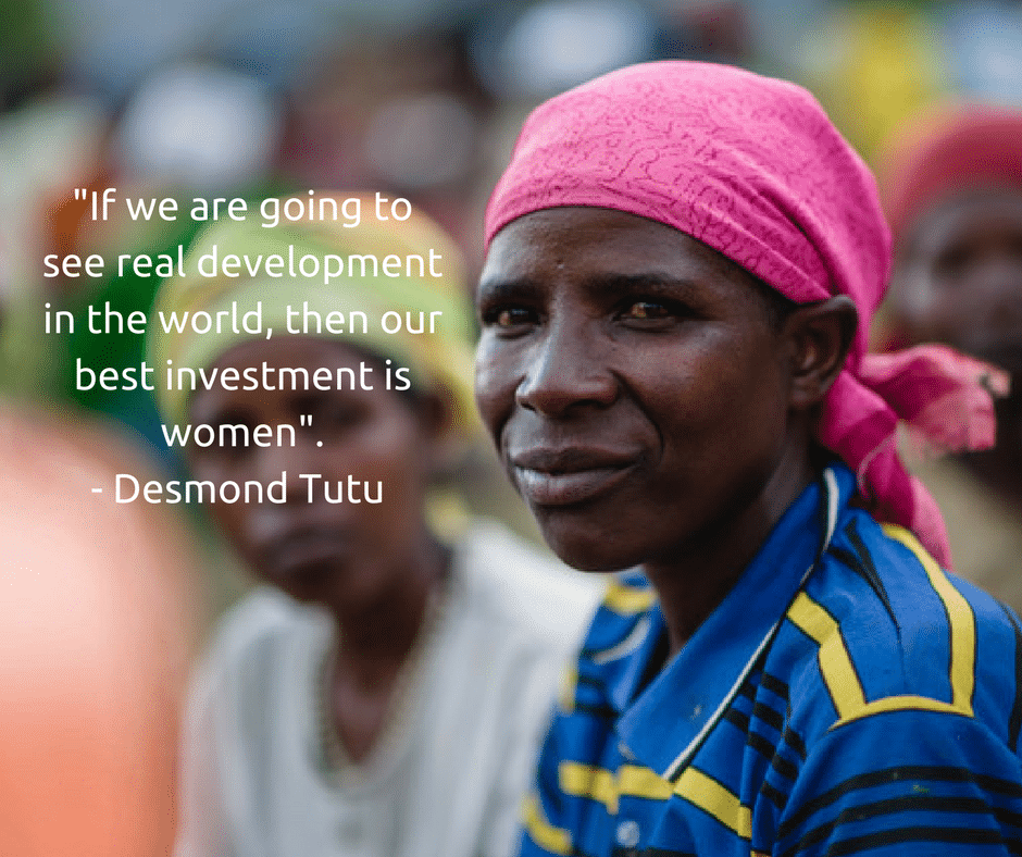 If we are going to see real development in the world, then our best investment is women - quote